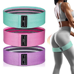 Non-Slip Fabric Resistance Bands for Glutes & Leg Workouts