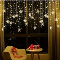 ED Snowflake Curtain Lights – Christmas & Winter Decor