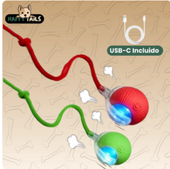 Smart Rolling Pet Ball - Interactive Cat Toy