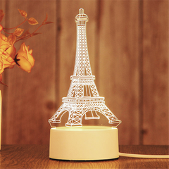 3D LED Birthday Night Light – Decorative Bedside Lamp