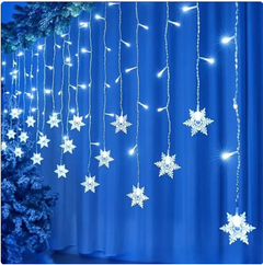 ED Snowflake Curtain Lights – Christmas & Winter Decor