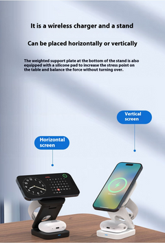 3-in-1 Foldable Wireless Charging Station