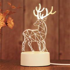 3D LED Birthday Night Light – Decorative Bedside Lamp
