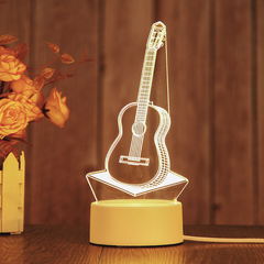3D LED Birthday Night Light – Decorative Bedside Lamp