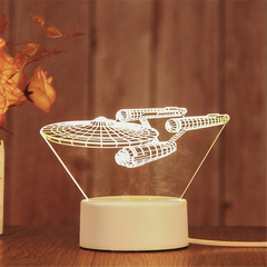 3D LED Birthday Night Light – Decorative Bedside Lamp