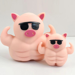 Squishy Pig Stress Relief Toy – Cute Squeeze Toy
