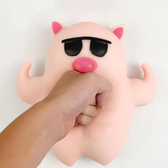 Squishy Pig Stress Relief Toy – Cute Squeeze Toy