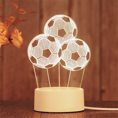 3D LED Birthday Night Light – Decorative Bedside Lamp