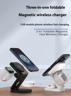3-in-1 Foldable Wireless Charging Station