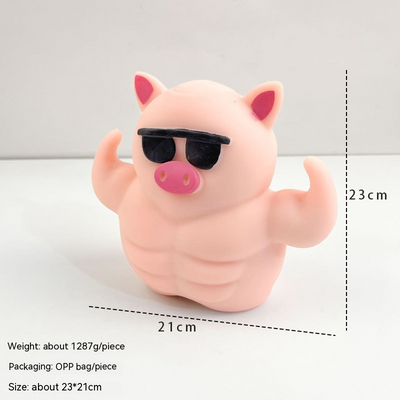 Squishy Pig Stress Relief Toy – Cute Squeeze Toy