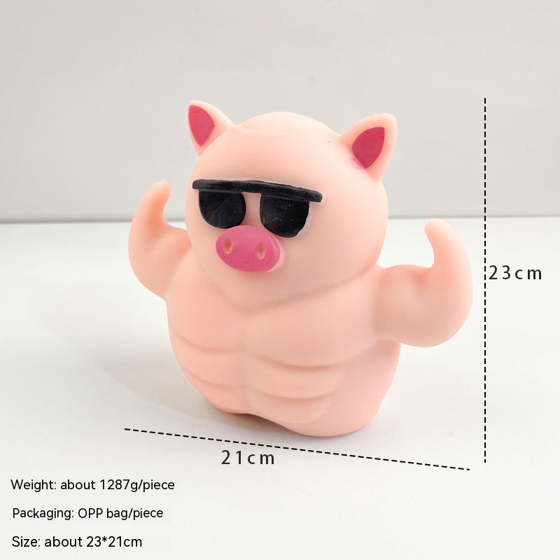 Squishy Pig Stress Relief Toy – Cute Squeeze Toy