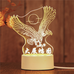 3D LED Birthday Night Light – Decorative Bedside Lamp